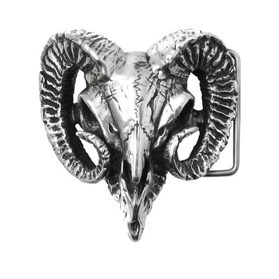 Alchemy England 1977 Ram's Skull Buckle
