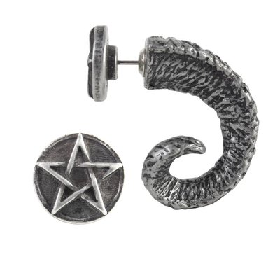Alchemy England 1977 Magic Ram's Horn Earring