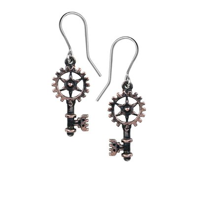 Alchemy England 1977 Clavitraction Earrings