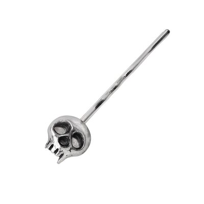 Alchemy England 1977 Skully Hair Grip (Pewter)
