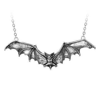 Alchemy England 1977 Gothic Bat Necklace