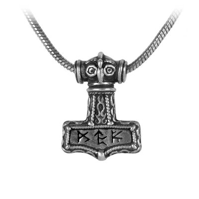 Alchemy England 1977 Bindrune Hammer Pendant