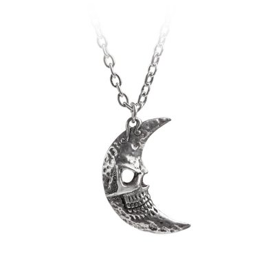 Alchemy England 1977 M'era Luna Crescens - Tragicom Moon Pendant