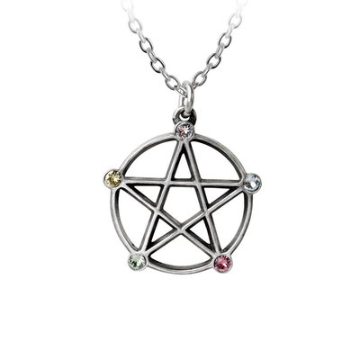 Alchemy England 1977 Wiccan Elemental Pentacle Necklace