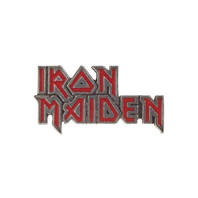 Alchemy England 1977 Iron Maiden: Enamelled Logo Pin