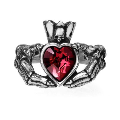 Alchemy England 1977 Claddagh By Night Ring