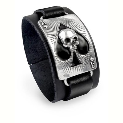 Alchemy England 1977 Ace Of Dead Spades Bracelet