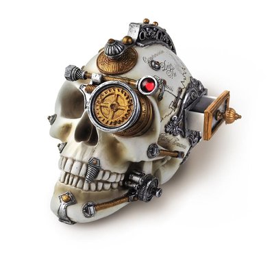 Alchemy England 1977 Erasmus Darwin's Steam-Cerebrum Skull