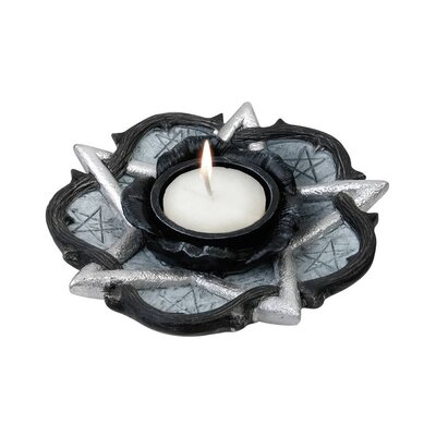 Alchemy England 1977 Pentagram and Rose T-Light