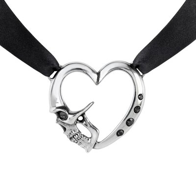 Alchemy England 1977 Etendu Mort De Coeur Choker