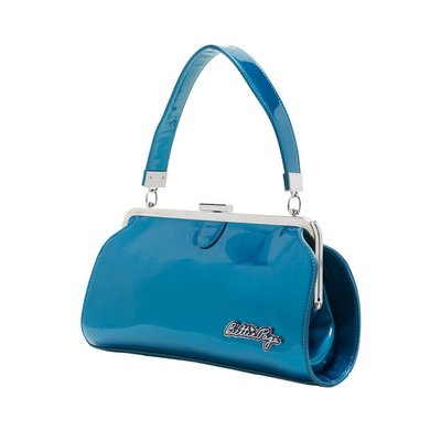 Sourpuss Bettie Page Cover Girl Purse - Blue