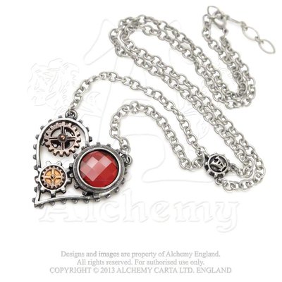 Alchemy England 1977 Coeur du Moteur Necklace
