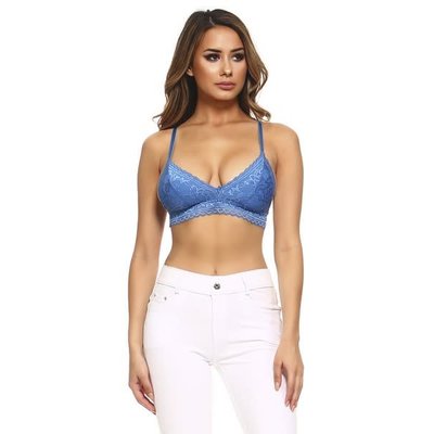 Yelete Supersoft Lace Triangle Bralette