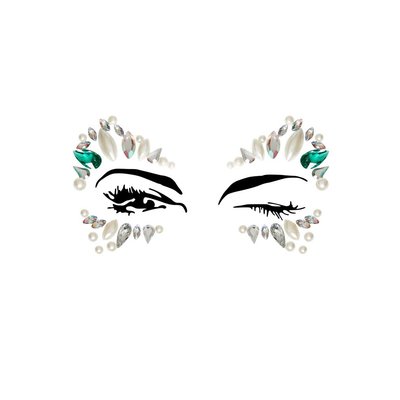 Leg Avenue Sena Face Jewels 4 Pc Stick-On
