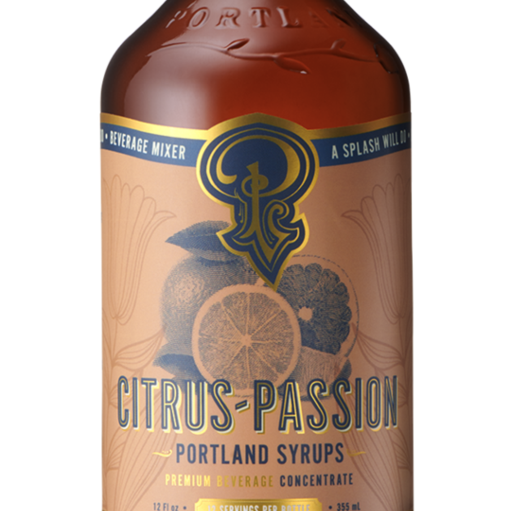 Portland Soda Works Portland Syrups Citrus Passionfruit 12oz