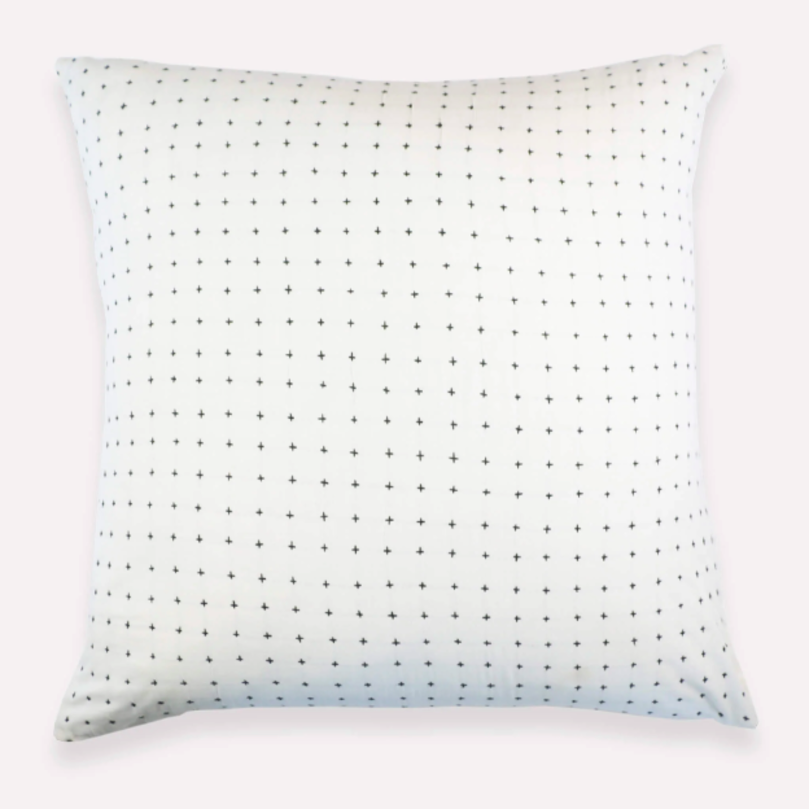 Anchal Anchal Cross-Stitch Throw Pillow, 22" x 22"