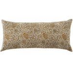 Indaba Lulu Linen Lumbar Pillow, 14" x 31"