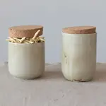 Creative Coop Reactive Glaze Stoneware Jar