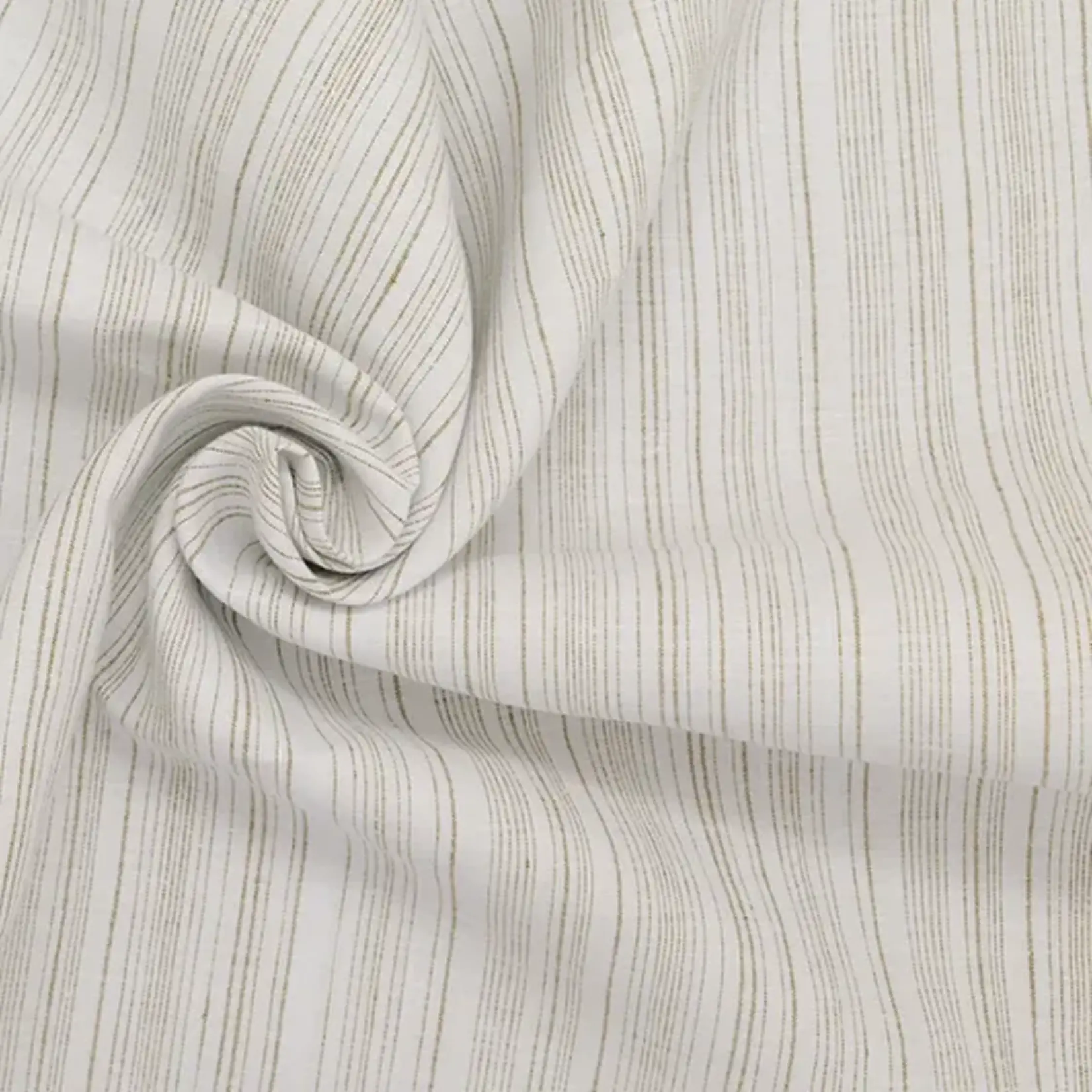 St. Geneve St. Genève Colette Stripe Linen Jacquard Duvet Cover