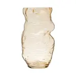 Bloomingville Blown Glass Amber Organic-shaped Vase