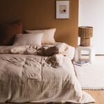 Gabrielle Paris Gabrielle Cotton Gauze Nude Duvet Cover