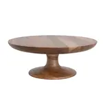 Creative Coop Acacia Wood Pedestal