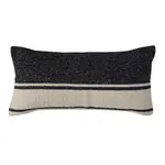 Creative Coop Woven Wool Lumbar Pillow