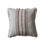 Creative Coop Linen and Cotton Stripe Pillow 20x20"