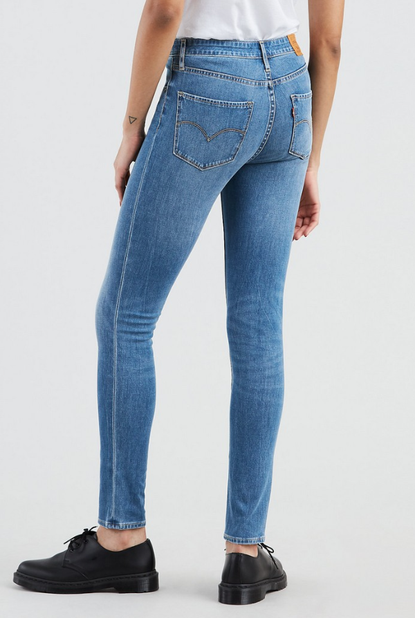 levi's 721 high rise skinny light blue