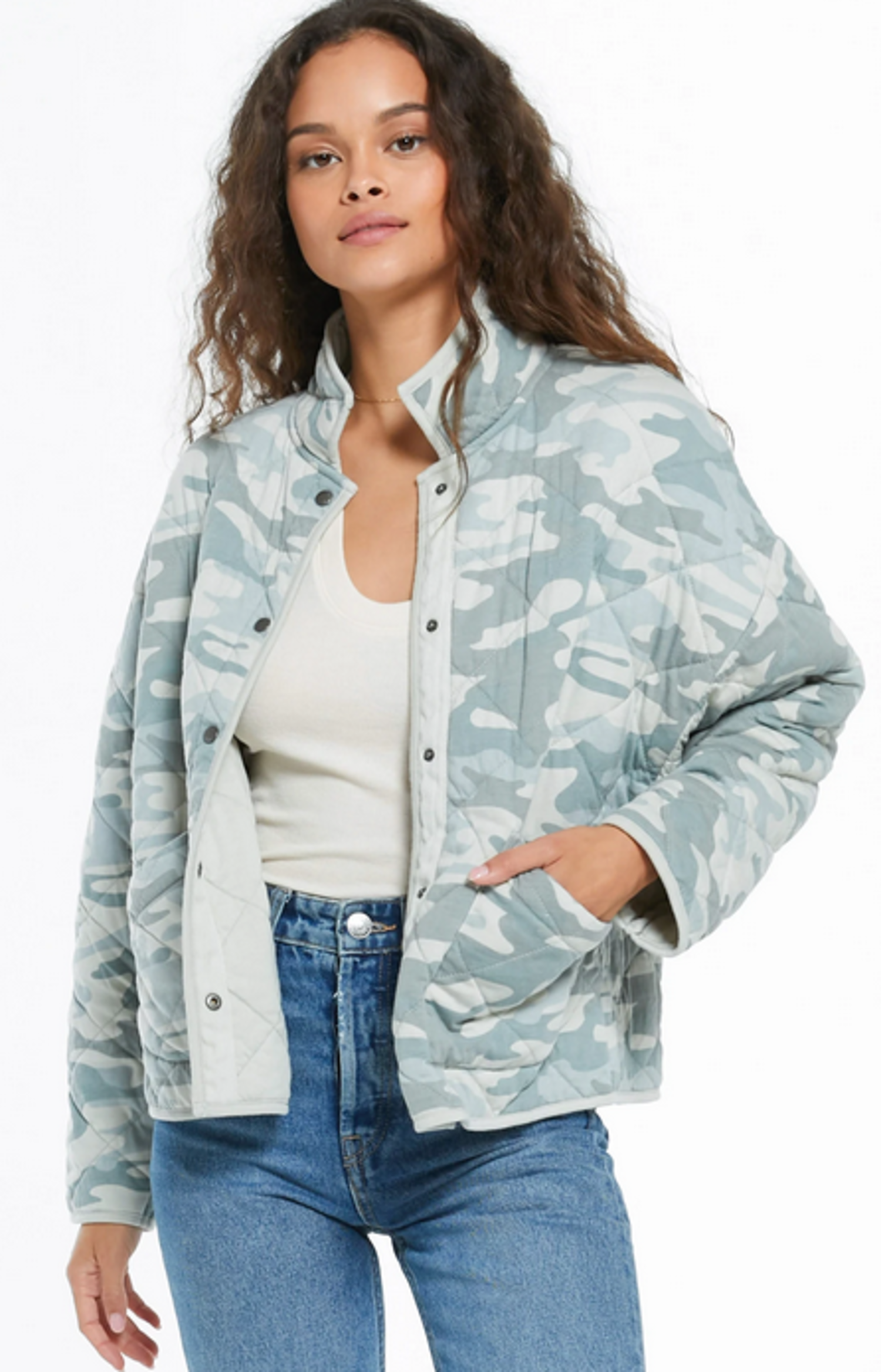 z supply maya quilted jacket