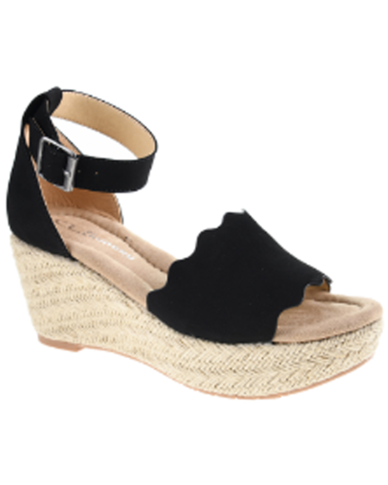 chinese laundry black wedges