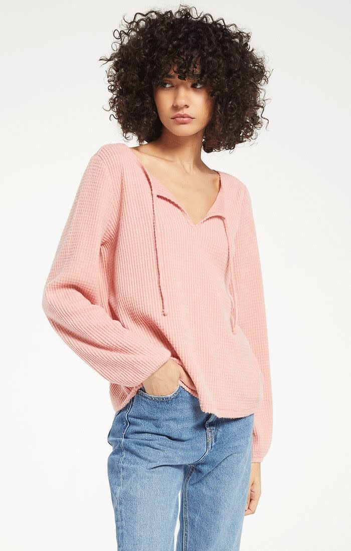 pink thermal top