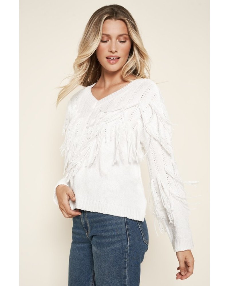 fringe sweater