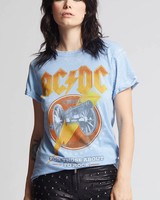 Recycled Karma Recycled Karma ACDC Graphic Tee Blue
