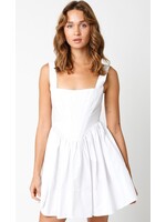 Olivaceous Olivaceous Mylie Corset White Dress