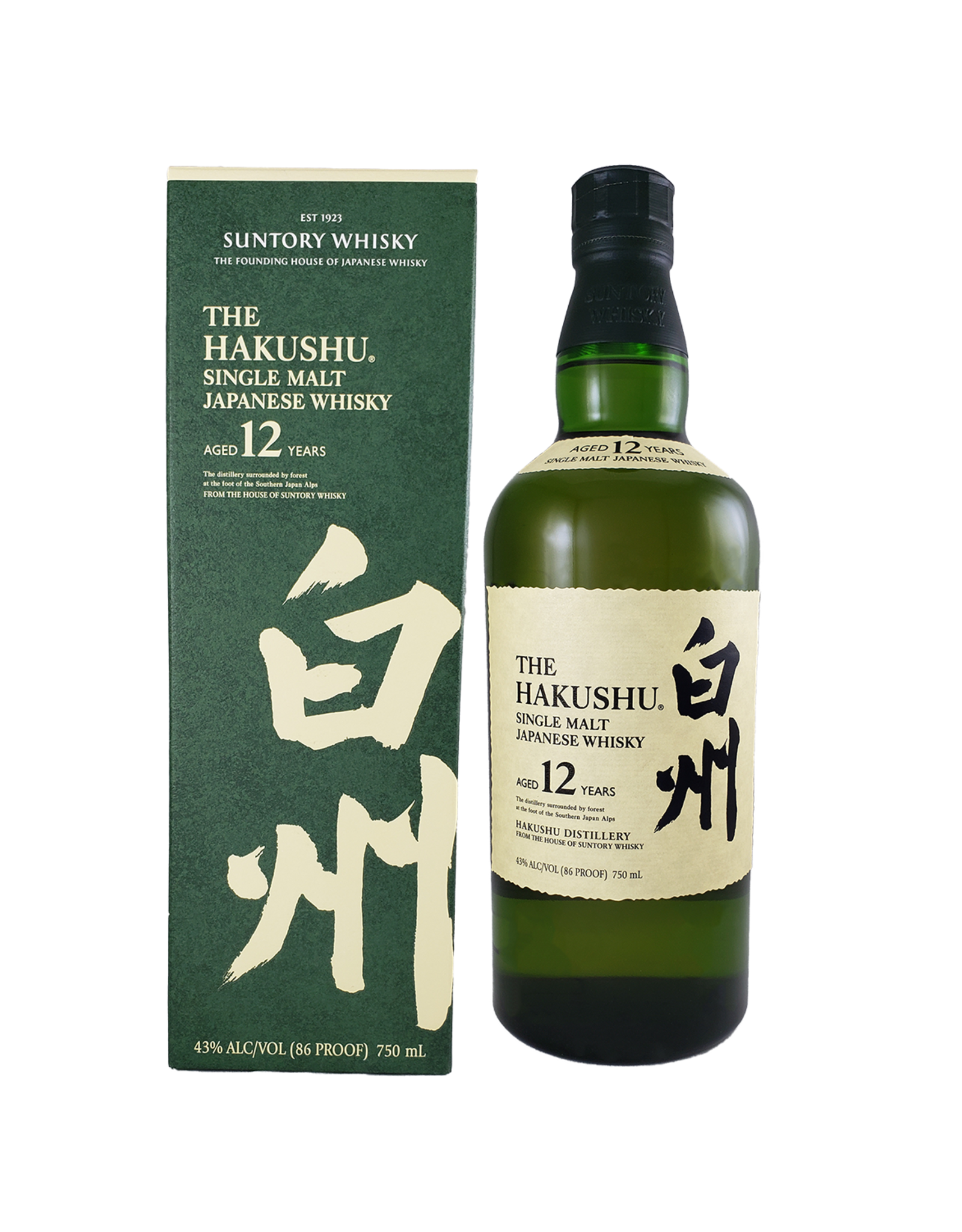 Suntory The Hakushu Single Malt Japanese Whisky 12 year