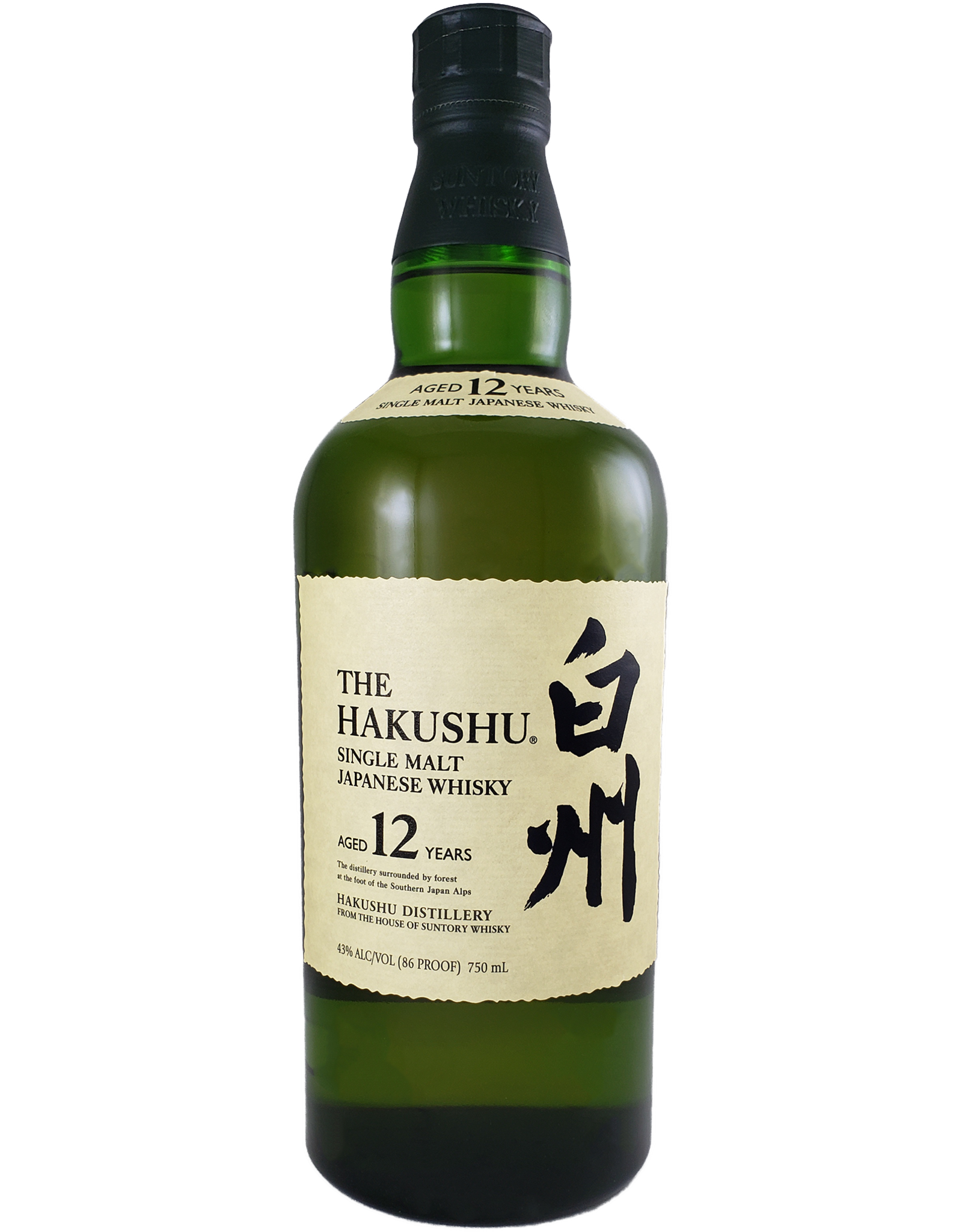 The Hakushu Single Malt Japanese Whisky 12 year - Bacchus Wine