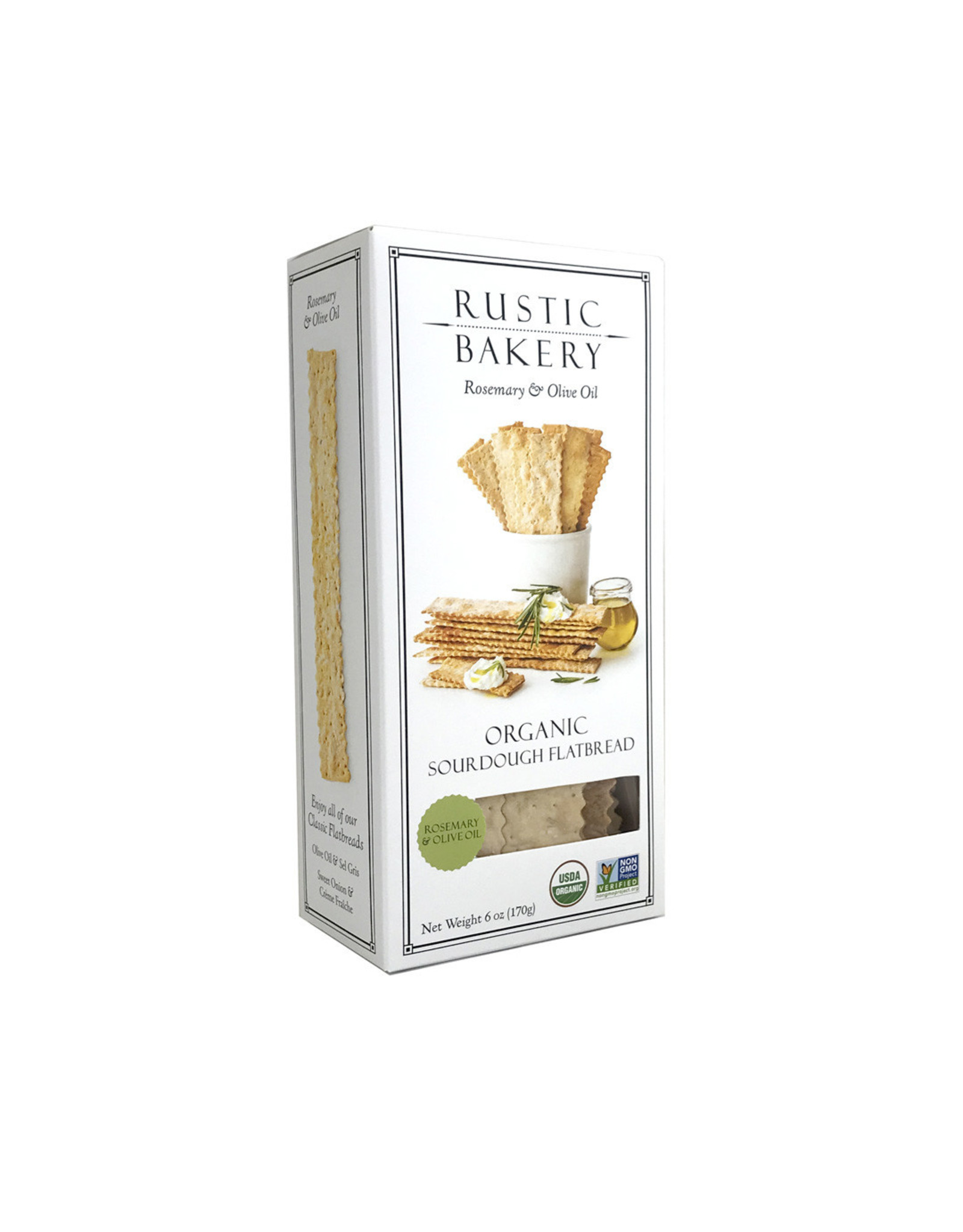 Rustic Bakery Rosemary & Olive Oil Crackers - Bacchus Wine & Spirits Shop
