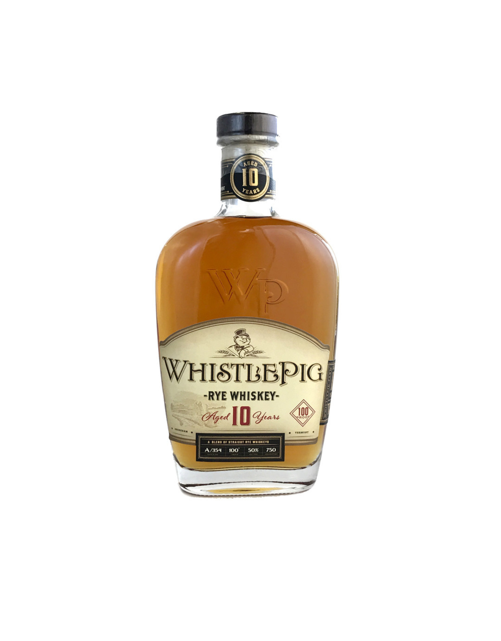 WhistlePig Straight Rye Whiskey 10YO