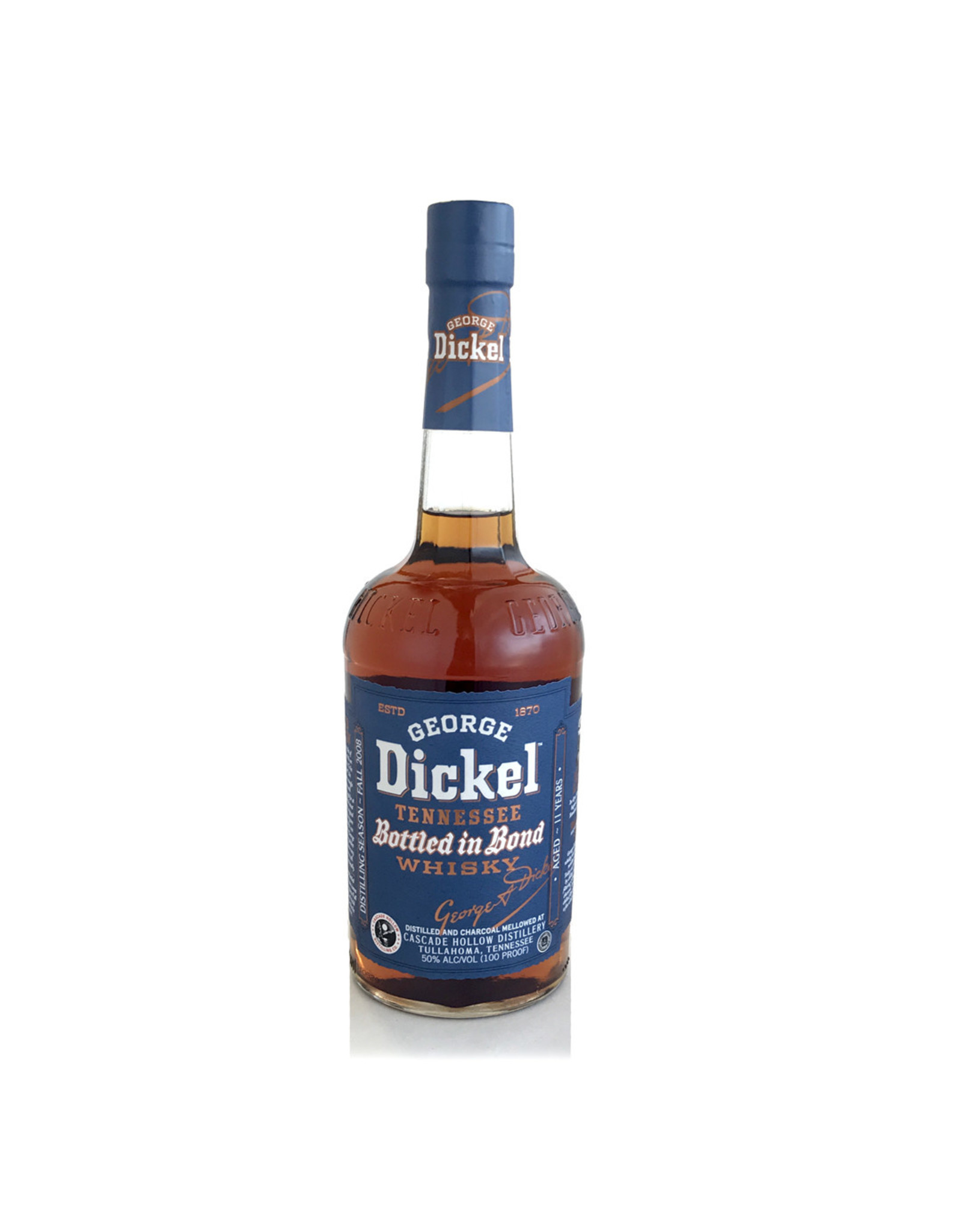 George Dickel Bottled in Bond Tennessee Whisky, Tennessee, 11 Year