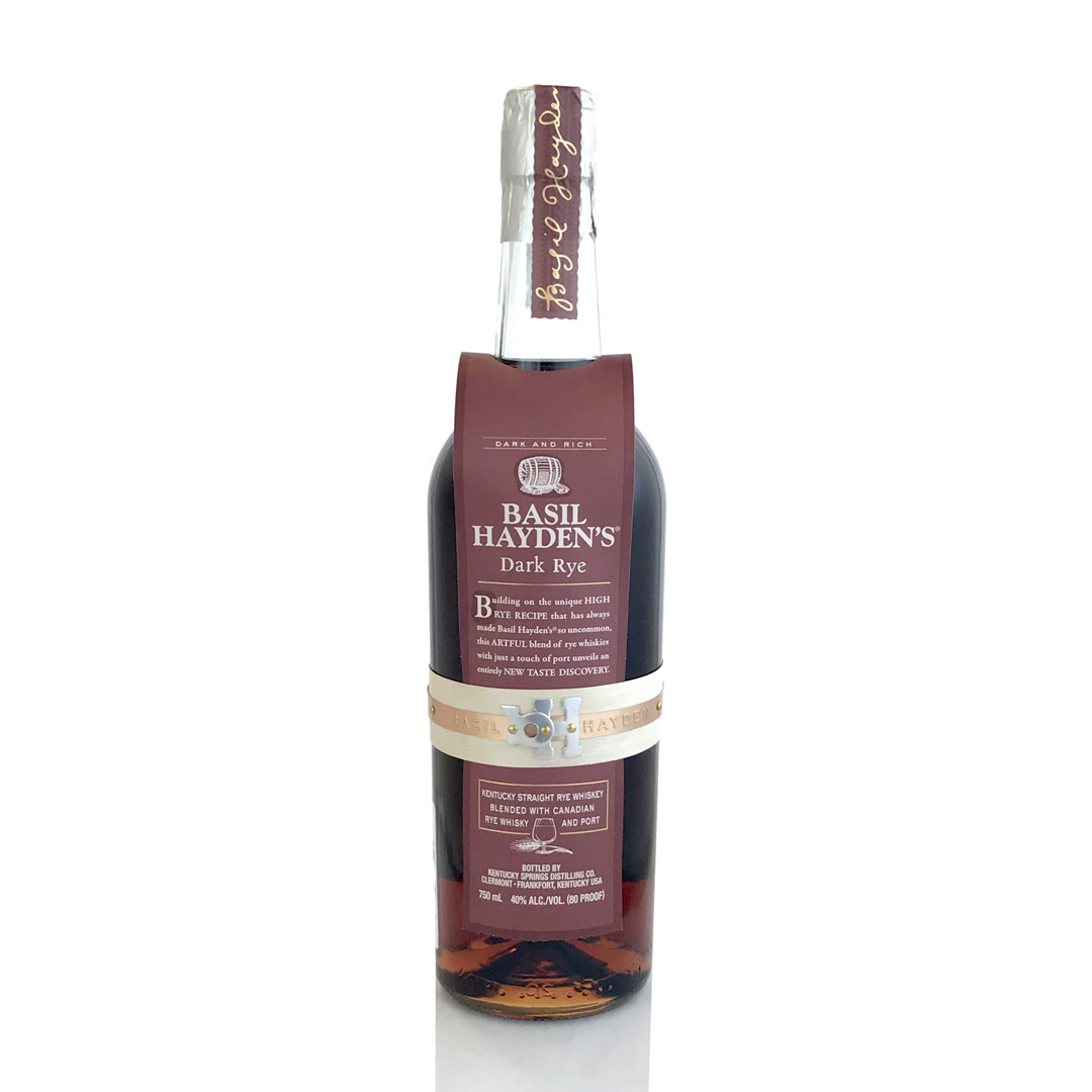 Basil Hayden's 'Dark Rye' Straight Rye Whiskey, Kentucky Bacchus Wine