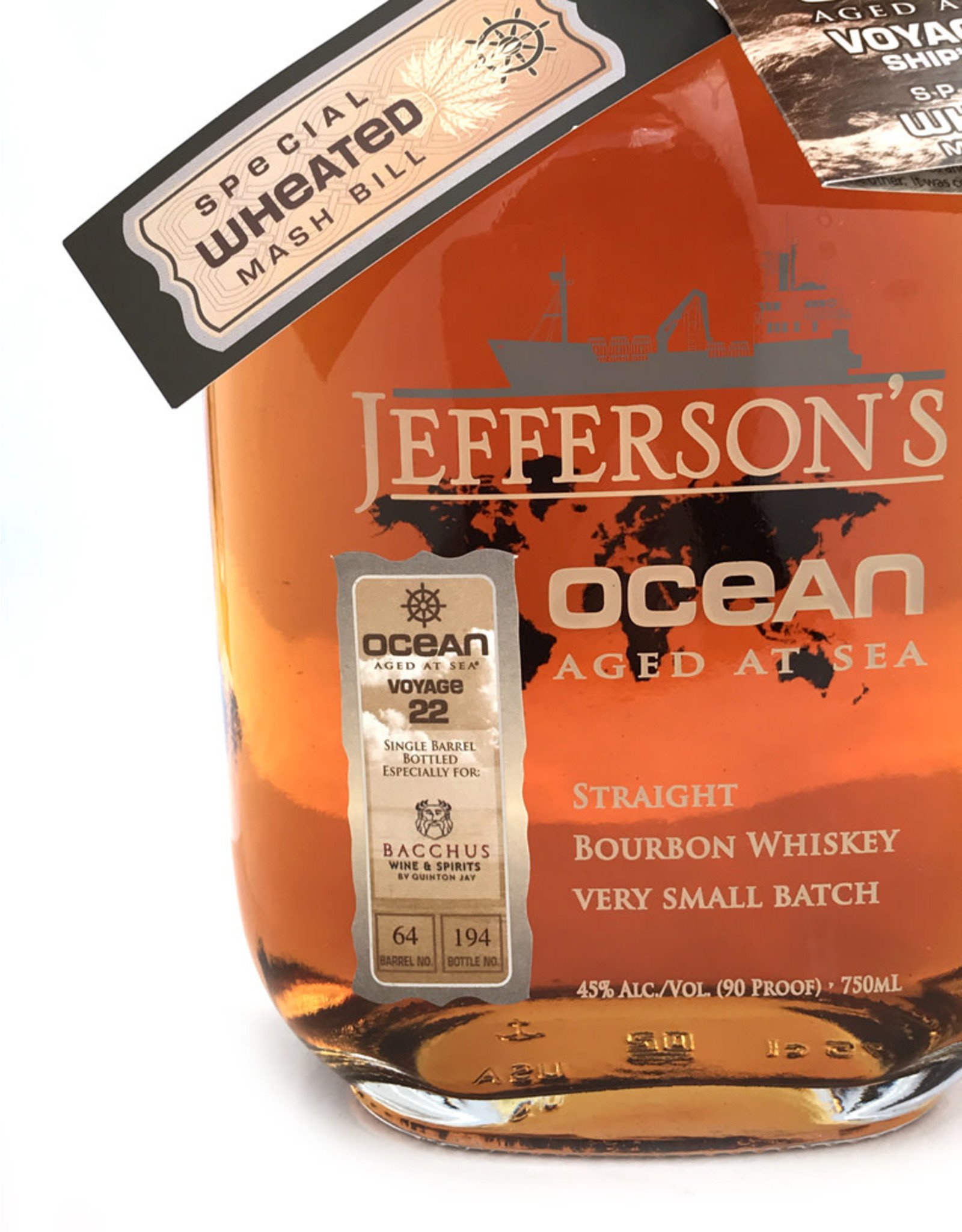 Jefferson's Jefferson's Ocean Voyage #22 Private Single Bacchus Barrel Selection #01