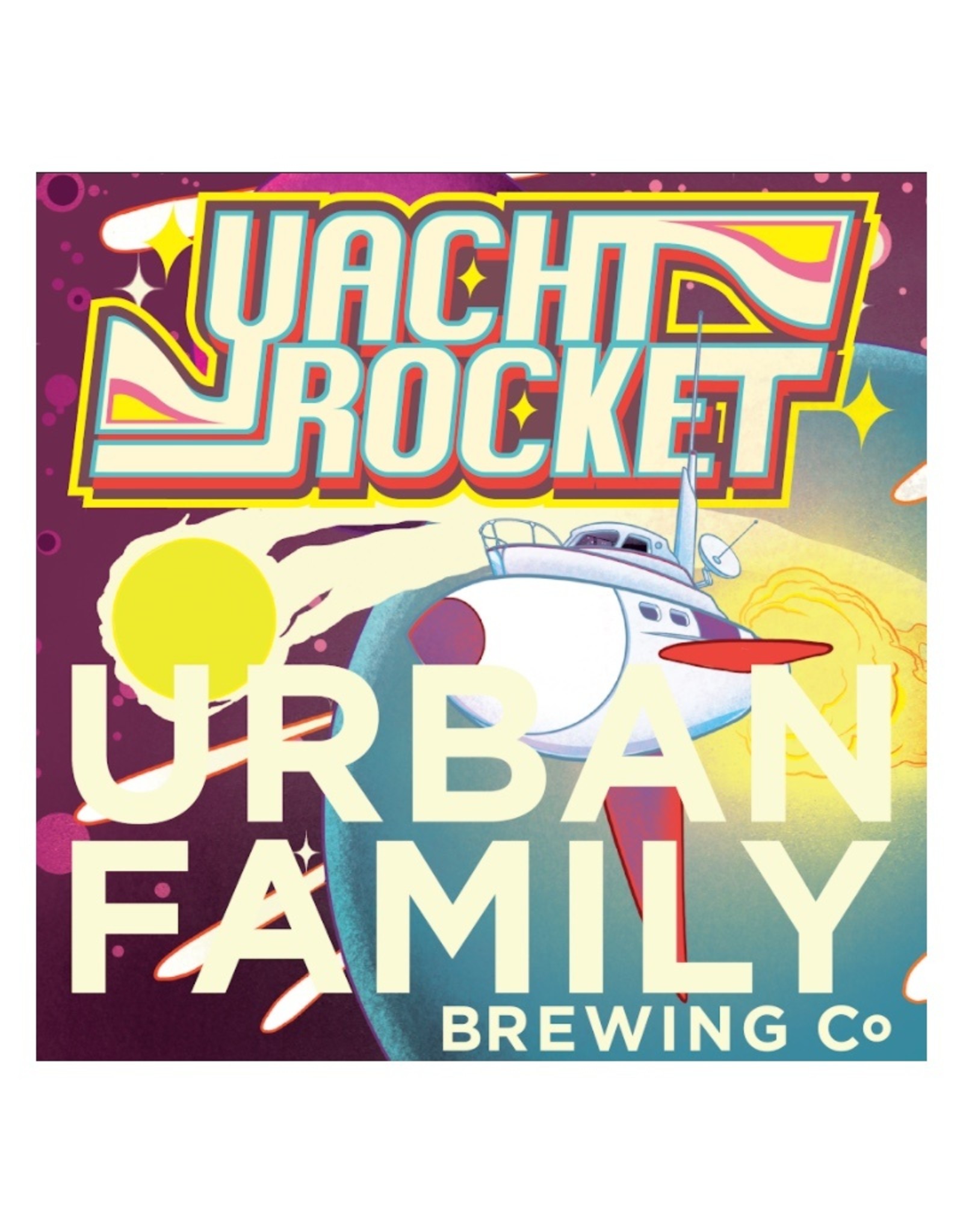 Urban Family Beer Yacht Rocket  Passion Fruit Coconut Sour Ale