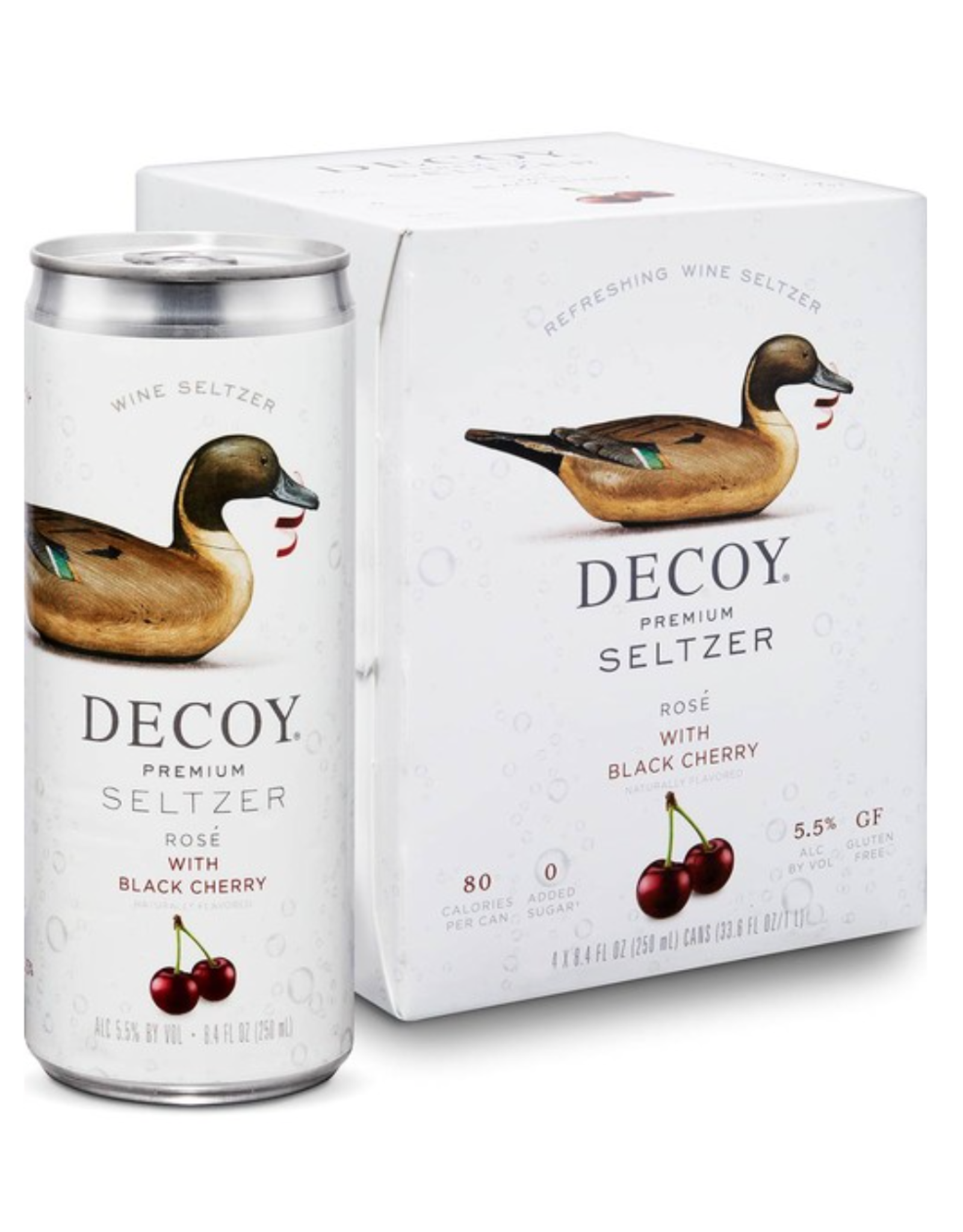 Duckhorn Decoy Seltzer Rose Cherry 4PK