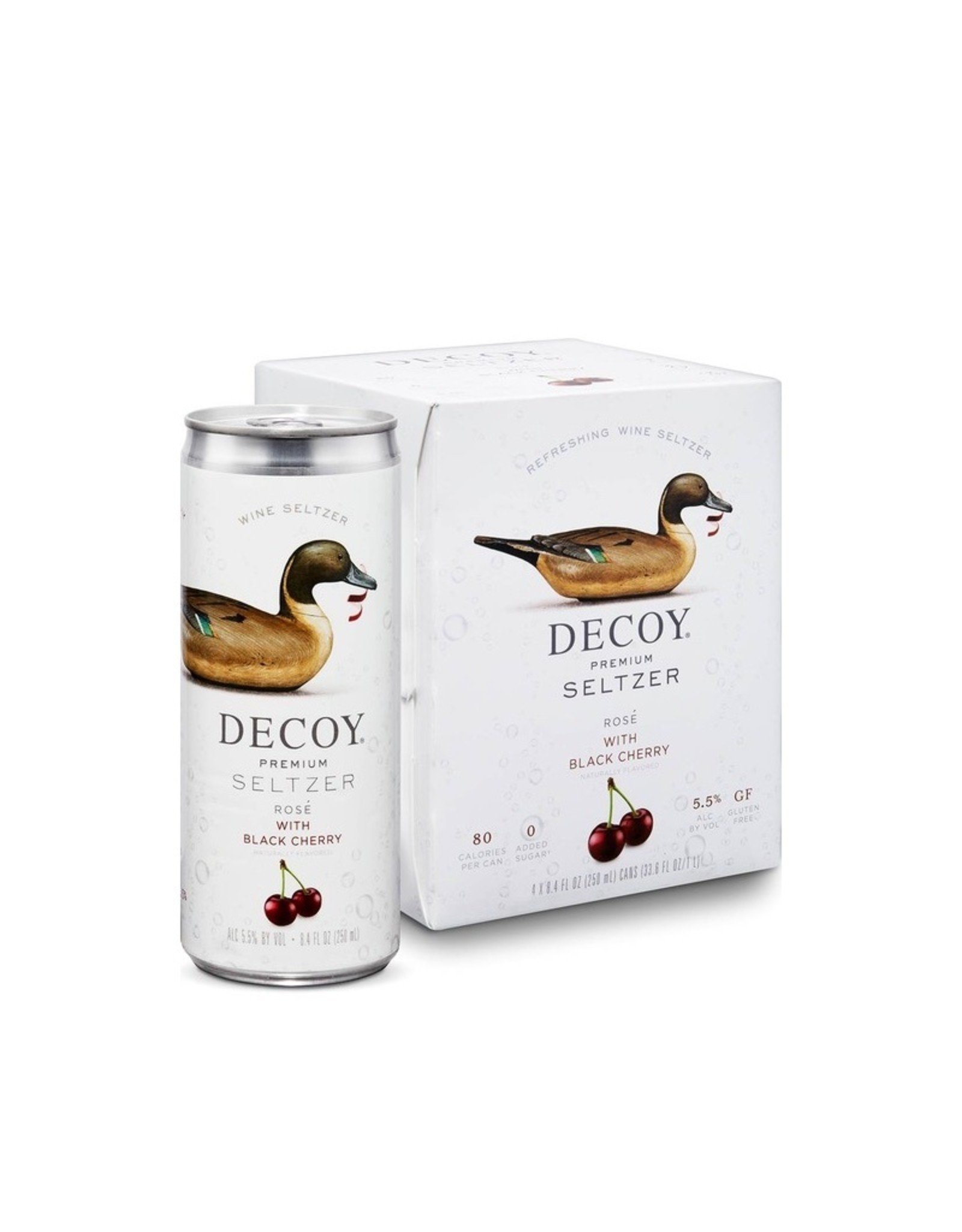 Duckhorn Decoy Seltzer Rose Cherry 4PK