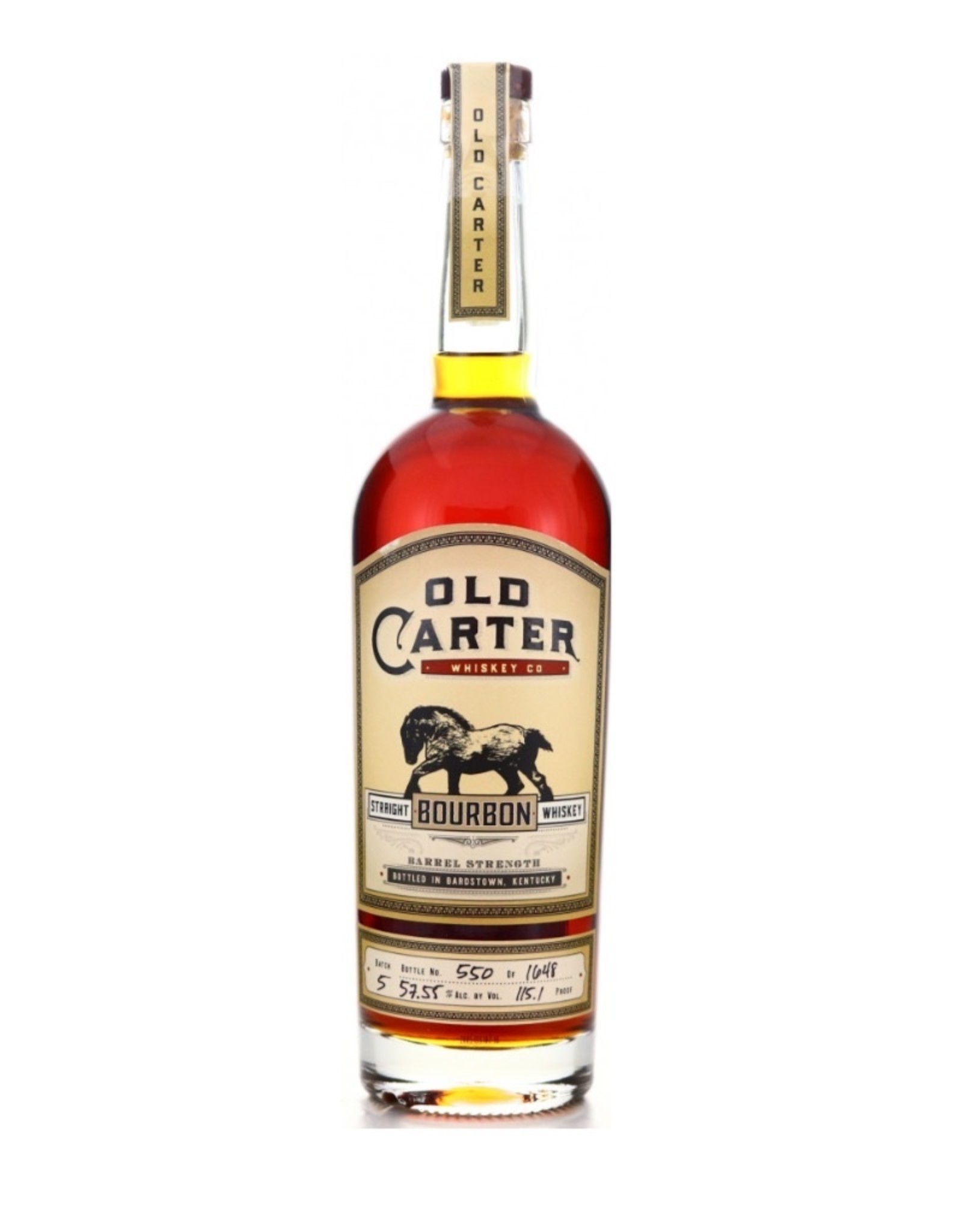 Old Carter - Batch #10 - Barrel Strength - Straight Bourbon