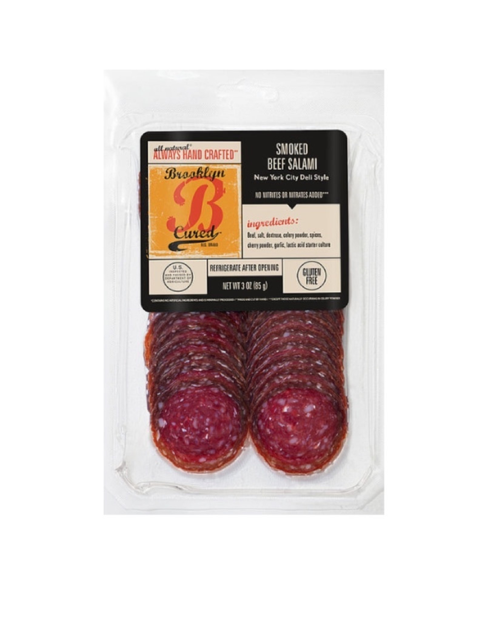 Brooklyn Cured Smoked Beef Salami