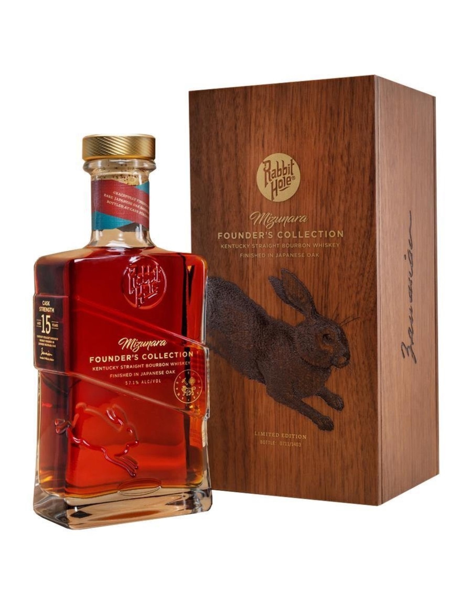 Rabbit Hole 'MIZUNARA' Founder's Collection 15 Year Old Kentucky Straight  Bourbon - Bacchus Wine & Spirits Shop