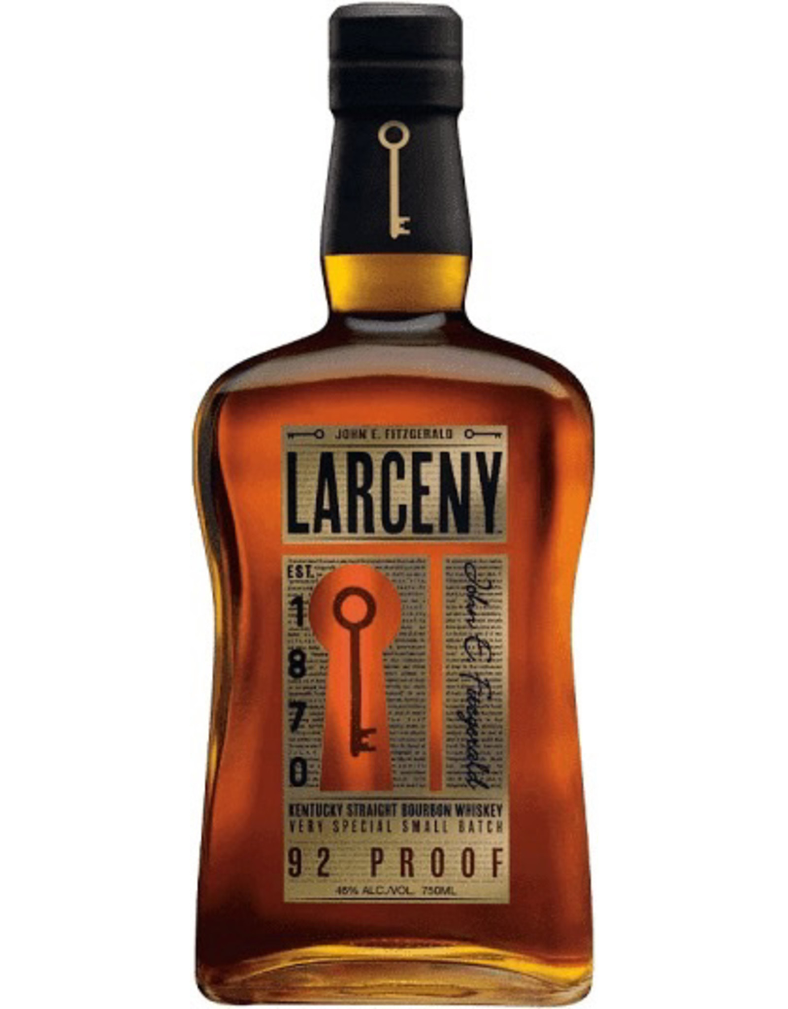 Larceny Straight Bourbon Whiskey Very Special Small Batch 92pf