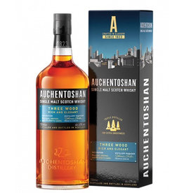 Auchentoshan Three Wood Single Malt Scotch Whisky (Bourbon, Oloroso, PX Sherry Casks)